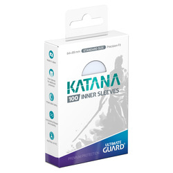 Ultimate Guard Standard Katana Inner Card Sleeves Clear (100ct) Standard Size Card Sleeves